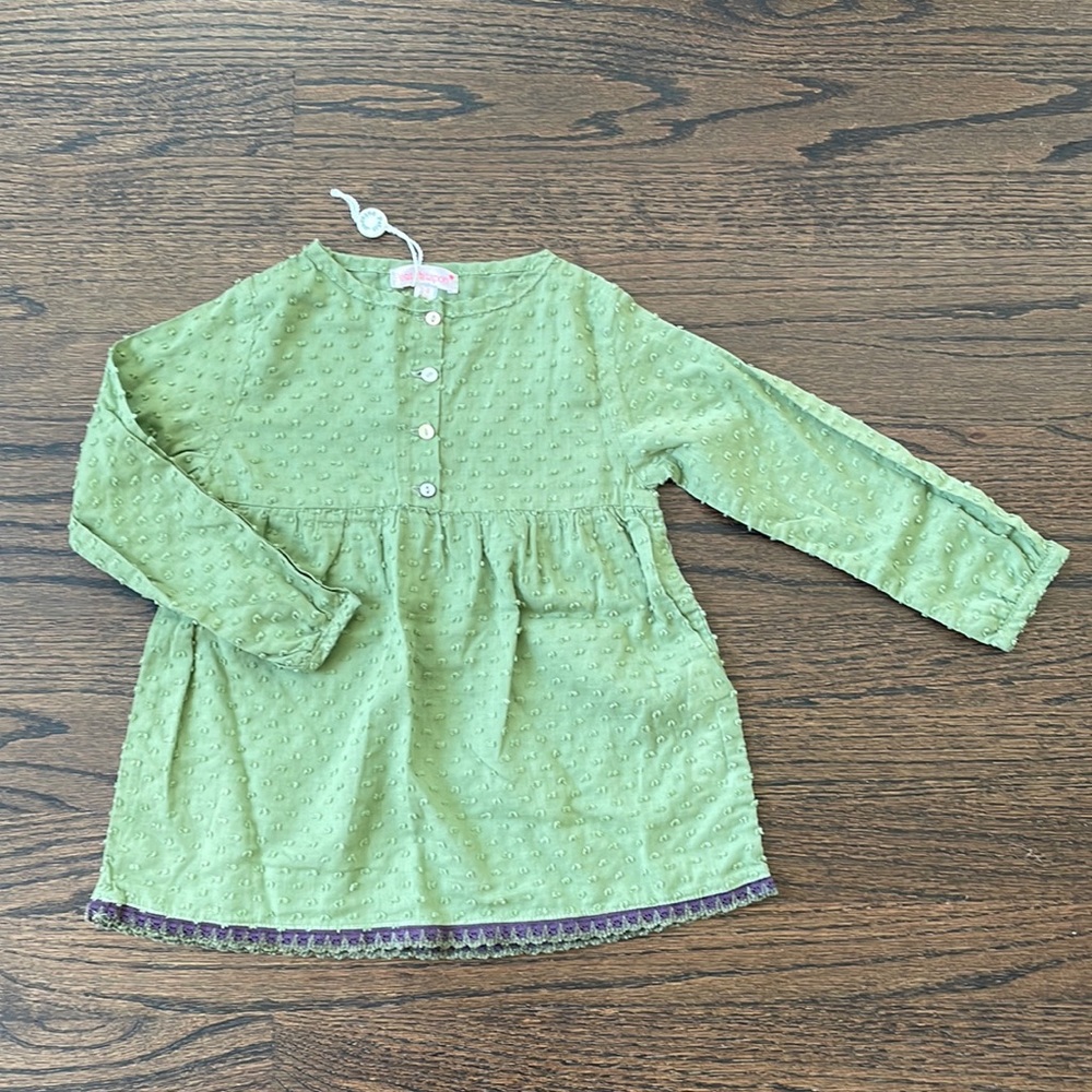 Petit Patapon Top- Size 2/3, Olive